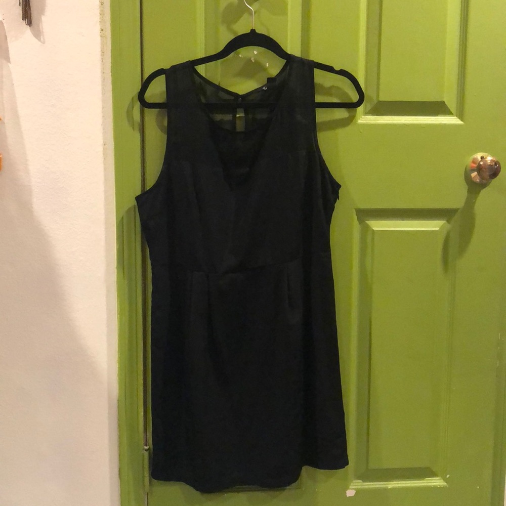 Black mini dress
